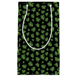 Sacola Para Presentes Pequena Monstera Leaf Gift Bag