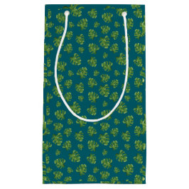 Sacola Para Presentes Pequena Monstera Leaf Gift Bag