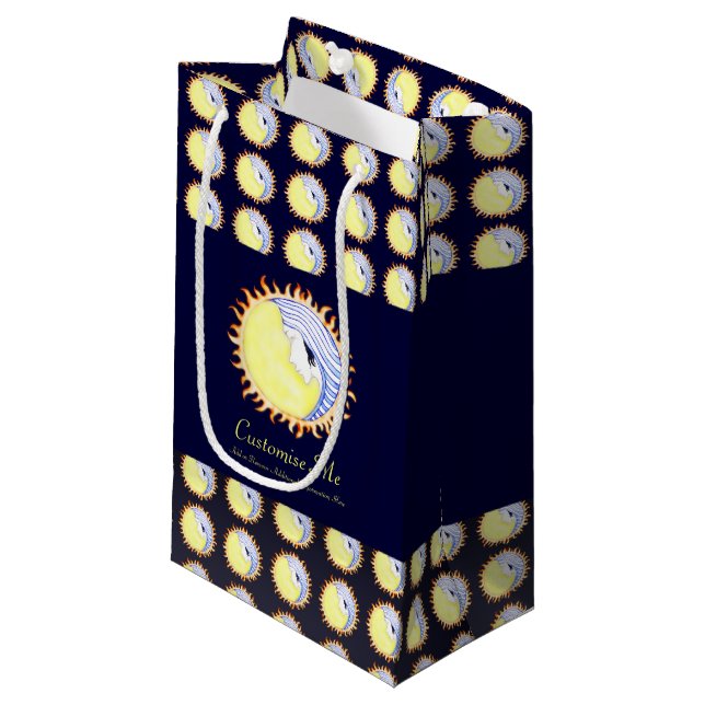 Sacola Para Presentes Pequena Moon Goddese (Frente inclinada)