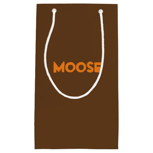 Sacola Para Presentes Pequena Moose Gift Bag (Frente)