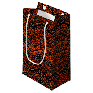 Sacola Para Presentes Pequena Motifs Étnicos 4