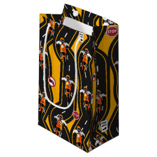 Sacola Para Presentes Pequena Motocicleta Motociclista Piloto Estrada Motocross