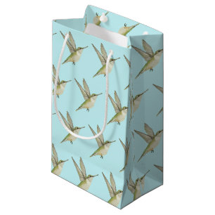Sacola Para Presentes Pequena Mulher Hummingbird