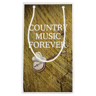 Sacola Para Presentes Pequena Música country do T para sempre