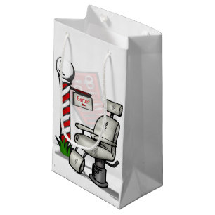 Sacola Para Presentes Pequena Na barbearia