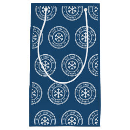 Sacola Para Presentes Pequena Não Abrir Até A Banheira De Presente De Natal Azul