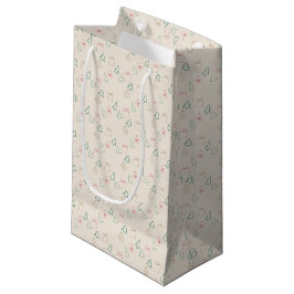 Sacola Para Presentes Pequena Natal Chic