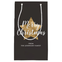 Natal das Estrelas Douradas Elegantes