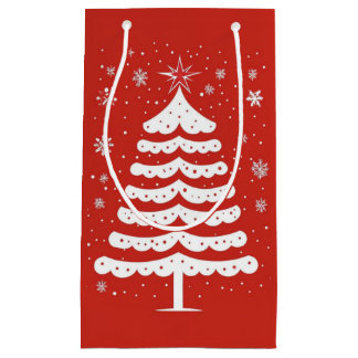 Sacola Para Presentes Pequena Natal moderno