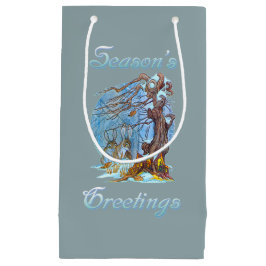 Sacola Para Presentes Pequena Natal no Elf Hall