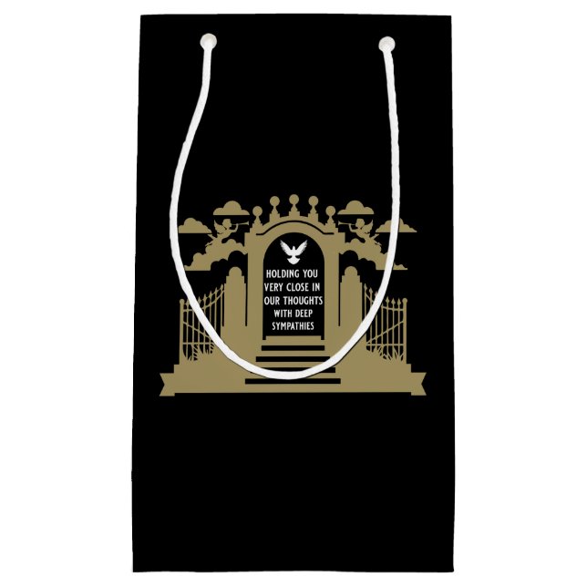 Sacola Para Presentes Pequena No presente de funerais de memória (Frente)