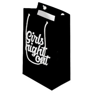 Sacola Para Presentes Pequena Noite das garotas fora