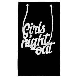 Sacola Para Presentes Pequena Noite das garotas fora