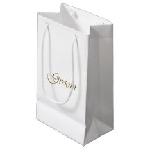 Noivo, elegante caligrafia dourada