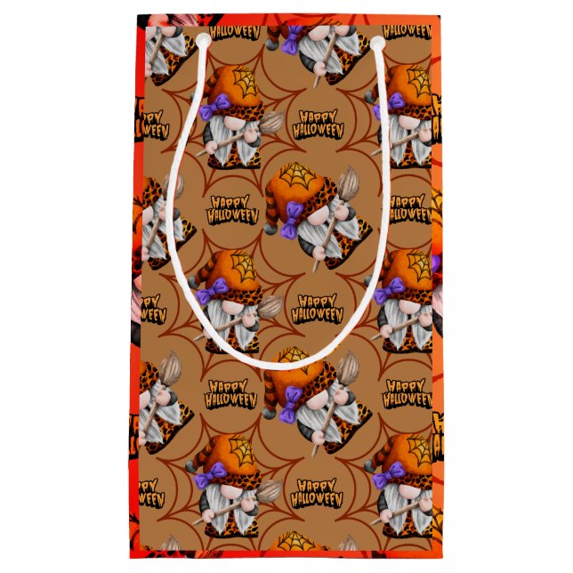 Sacola Para Presentes Pequena Nomo Halloween (Frente)