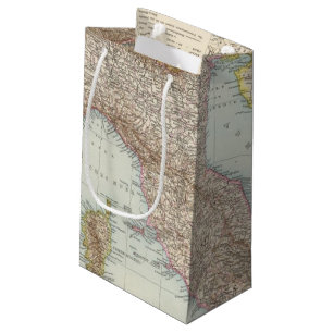 Sacola Para Presentes Pequena Nordliche Halfte de Italien, mapa de Italia norte
