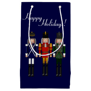 Sacola Para Presentes Pequena Noz-cracker Trio, Blue-GIFT BAG S