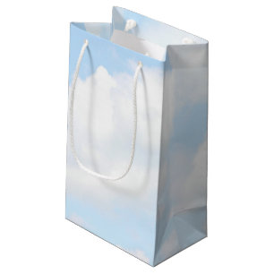 Sacola Para Presentes Pequena Nuvens