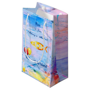 Sacola Para Presentes Pequena O bebê Fishes - Peixes (19 de fevereiro - 20 de ma