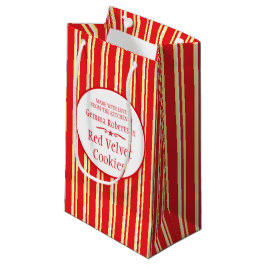 Sacola Para Presentes Pequena O cozimento amarelo branco vermelho da troca do