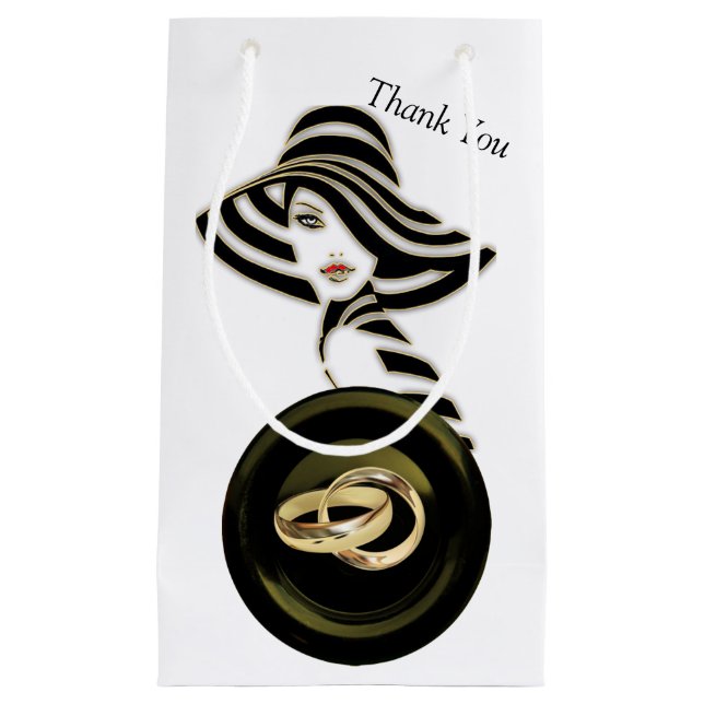 Sacola Para Presentes Pequena O Excelente Gatsby Inspiron Gift Bag (Frente)