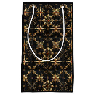 Sacola Para Presentes Pequena O Natal Elegante - Preto