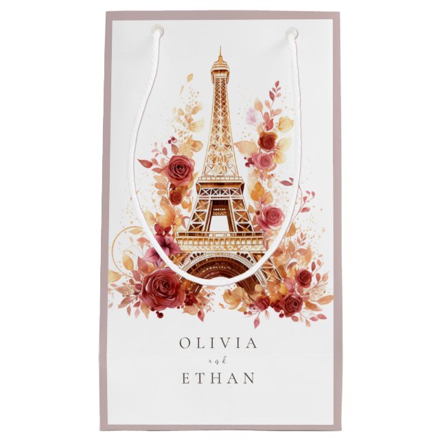 Sacola Para Presentes Pequena O Parisienne (Frente)