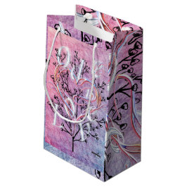 Sacola Para Presentes Pequena Ode to Love Gift Bag da Poeta Adiela Akoo