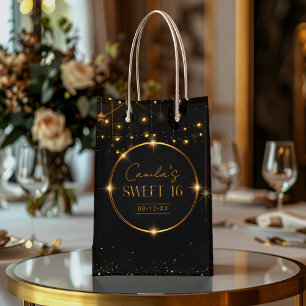 Sacola Para Presentes Pequena Old Hollywood Glam Sweet 16 ID1108