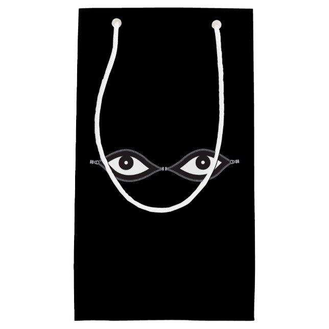 Sacola Para Presentes Pequena Olhos de Zipper (Frente)