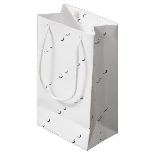 Sacola Para Presentes Pequena Olhos fechados, apenas pestanas