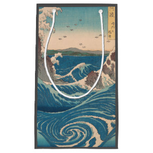 Sacola Para Presentes Pequena Ondas Japonesas Naruto Redemoinho Oceano Arte