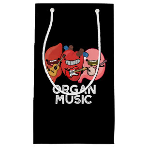 Sacola Para Presentes Pequena Orgânica Música Engraçada Anatomia Corpo Peças Pun