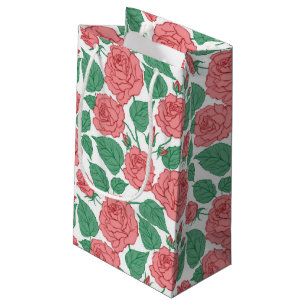 Sacola Para Presentes Pequena Os rosas são vermelhos