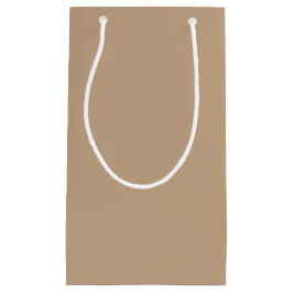 Sacola Para Presentes Pequena Ouro Bells Tan