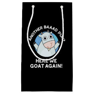 Sacola Para Presentes Pequena Outro Baad Pun Aqui Vamos De Novo Pun Dark BG