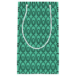 Sacola Para Presentes Pequena Ovais Verdes da Casa da Moeda Repetida