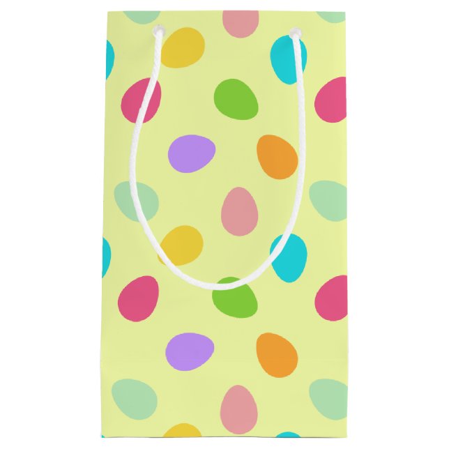 Sacola Para Presentes Pequena Ovos Básicos (Frente)