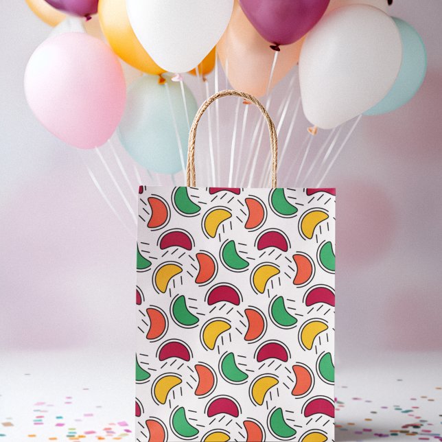 Sacola Para Presentes Pequena Padrão de Cartoon Candy (gift bag, birthday surprise gift bag, teddy bear gift bag, wine gift bag, travel bag, use and throw )