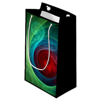 Sacola Para Presentes Pequena Padrão de cor de Abstrato de arte flexível de temp