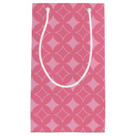 Sacola Para Presentes Pequena Padrão de expedição rosa