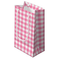 Padrão de Gingham Cor-de-Rosa