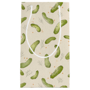 Sacola Para Presentes Pequena Padrão de Seletor de Dill