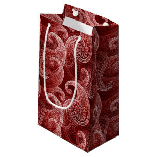 Sacola Para Presentes Pequena Padrão do Eterno Bohemian Paisley