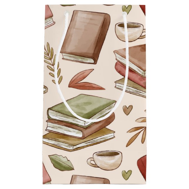 Sacola Para Presentes Pequena Padrão do livro (Frente)