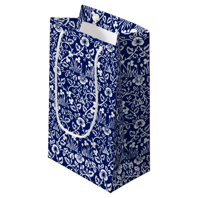 Sacola Para Presentes Pequena Padrão Eyebright, William Morris Small Gift Bag (Frente inclinada)