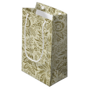 Sacola Para Presentes Pequena Padrão Floral Antídoto Damask Paisley