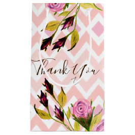 Sacola Para Presentes Pequena Padrão Rosa Moderno