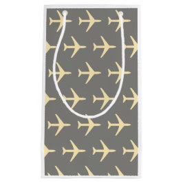 Sacola Para Presentes Pequena Pale Yellow Avie Avie Avião Voe Airways