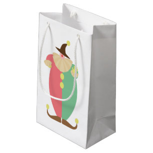 Sacola Para Presentes Pequena Palhaço de Circo Retroativo